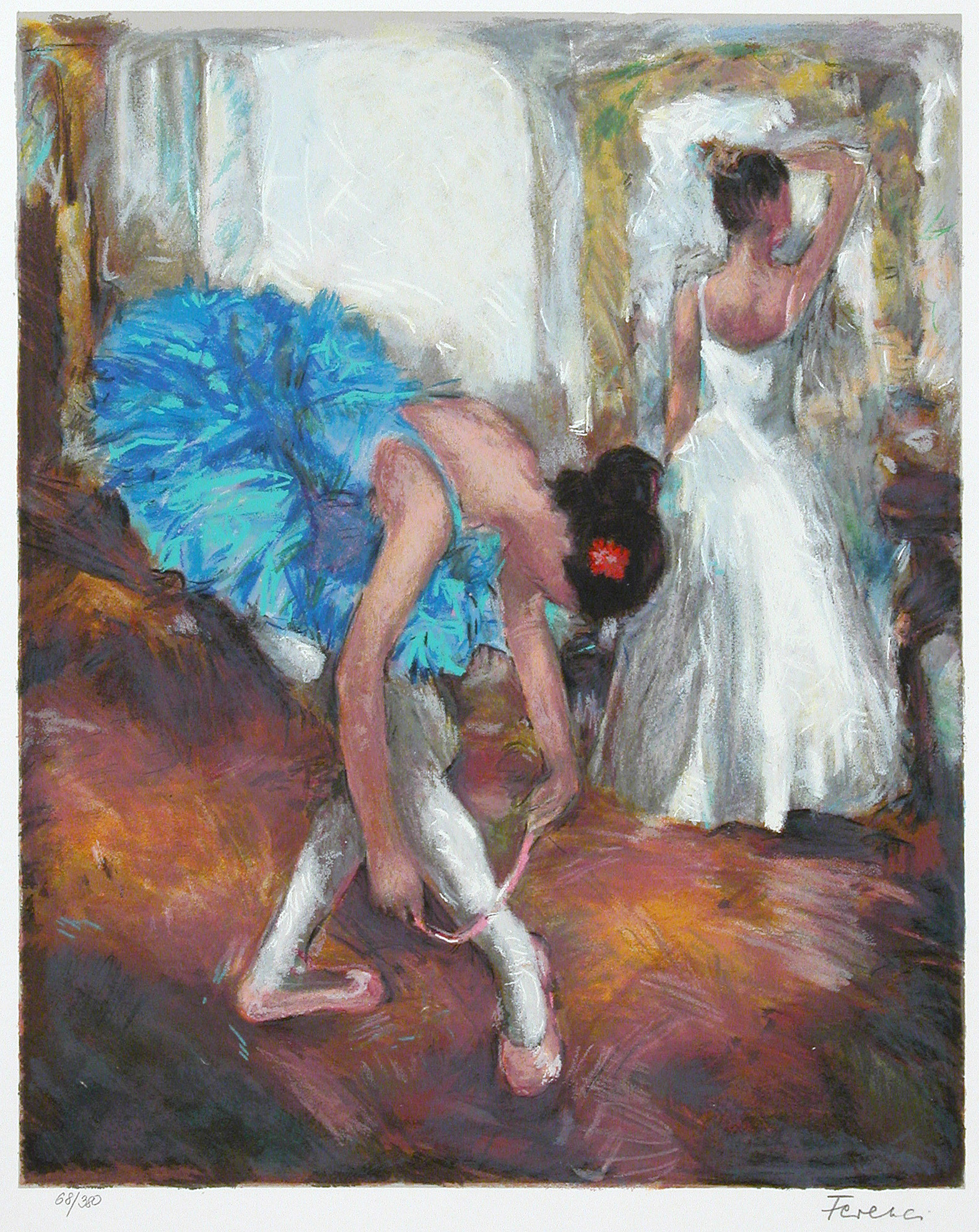 Blue Dancer by Hedva Firenci