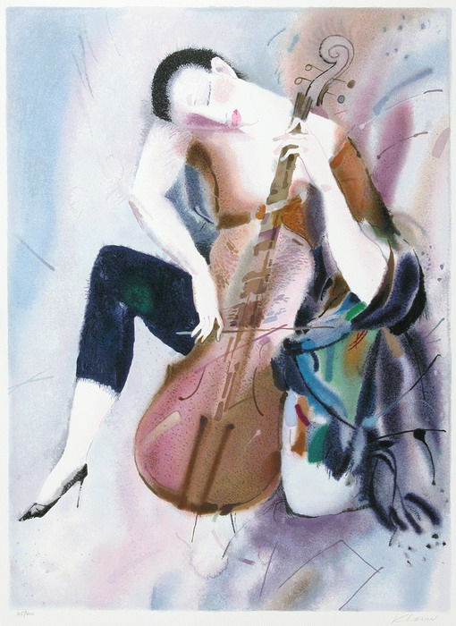 The Cellist I by Alexander Klevan