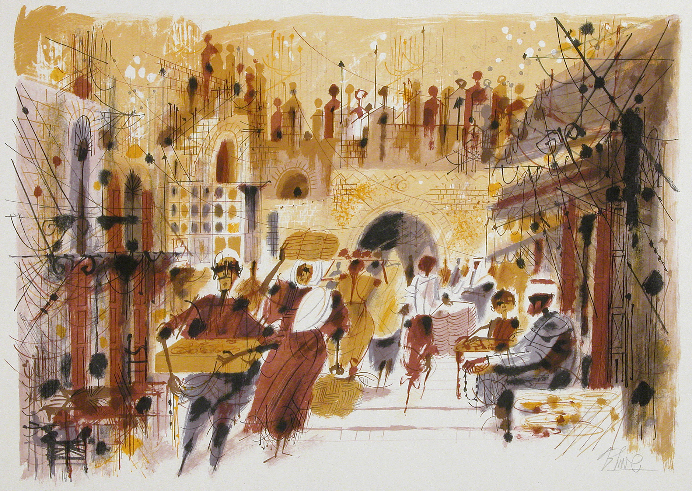 Damascus Gate by Shemuel Katz