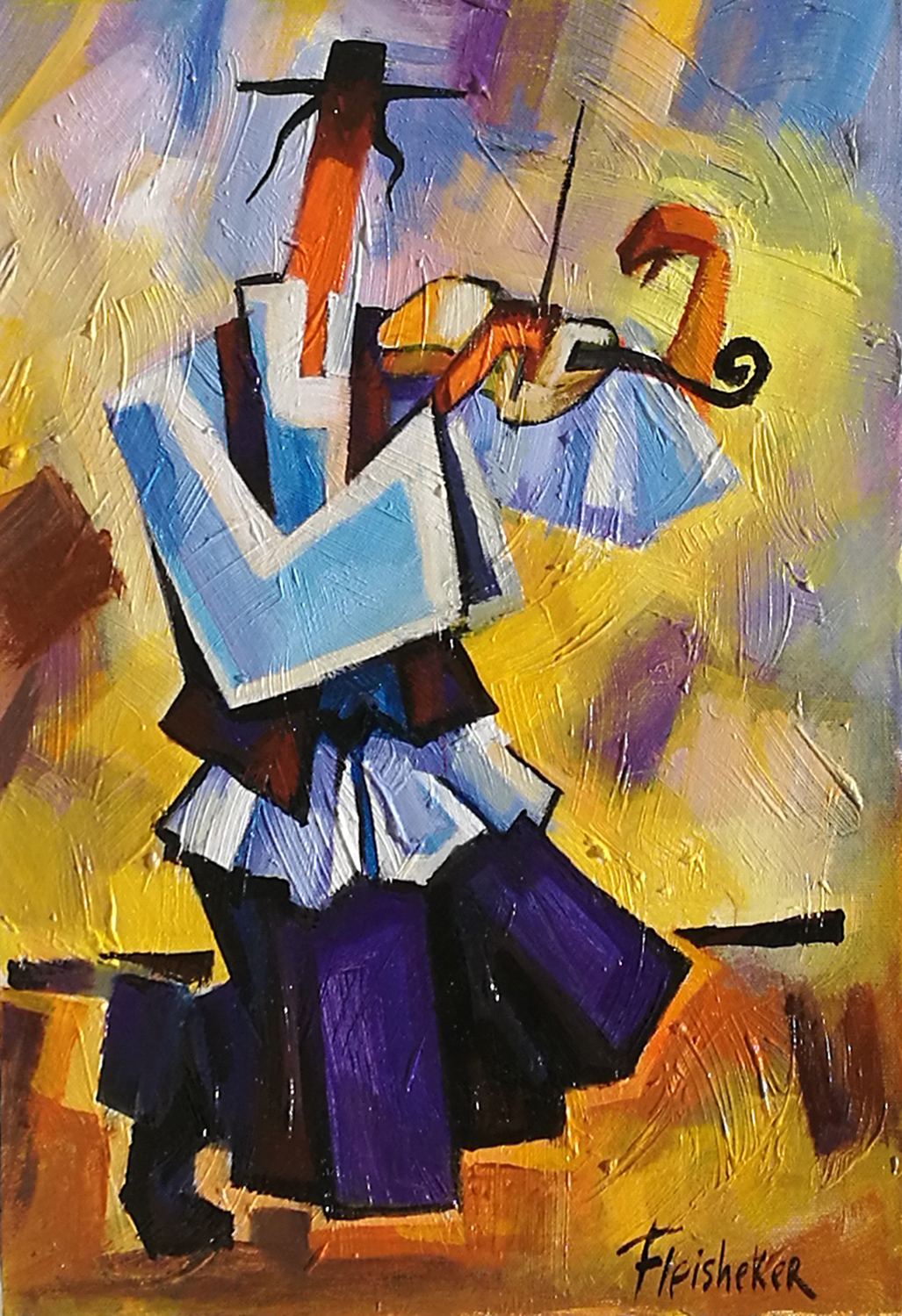 Klezmer #3 by  Izik Fleisheker