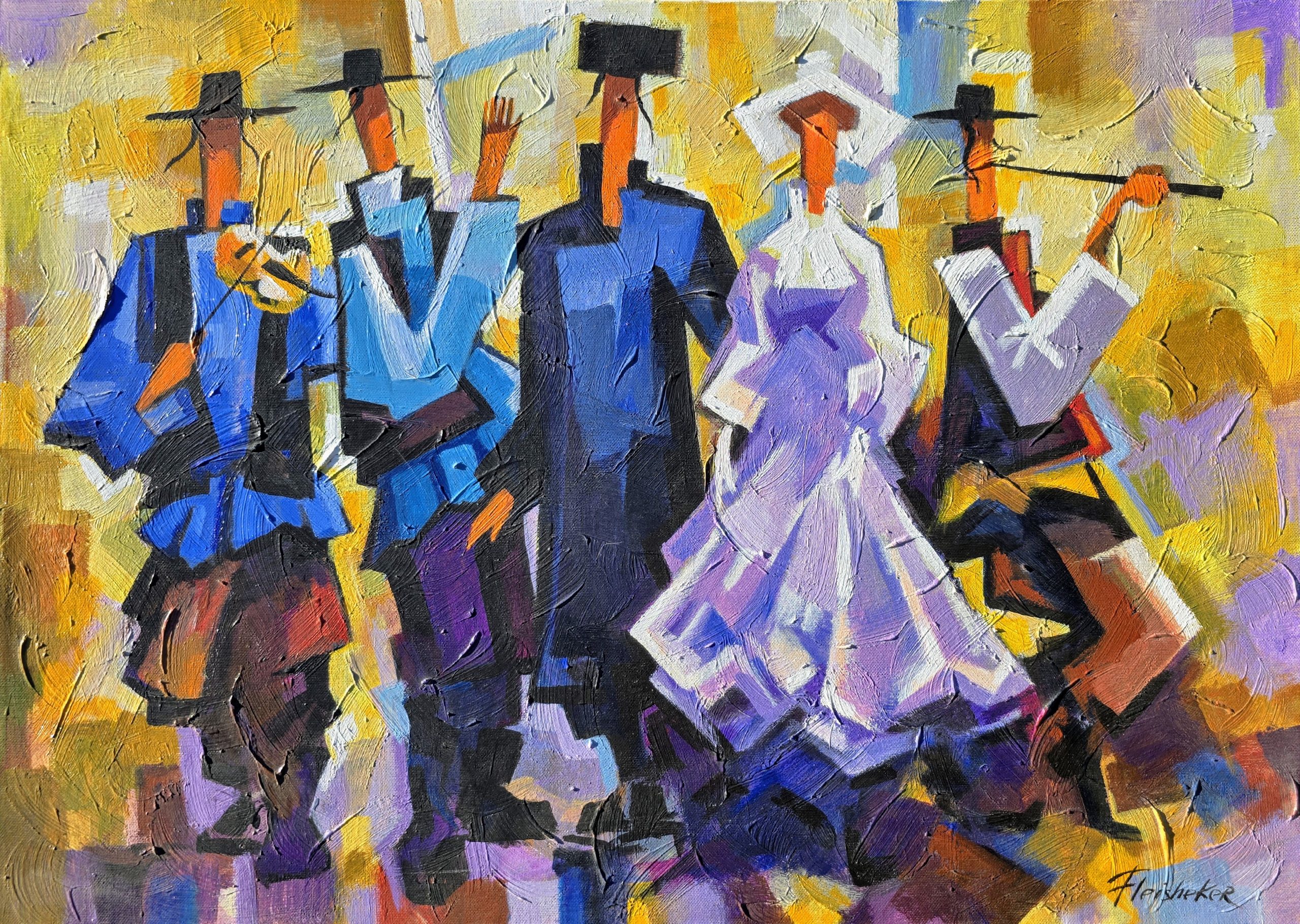 Dancing Wedding by  Izik Fleisheker