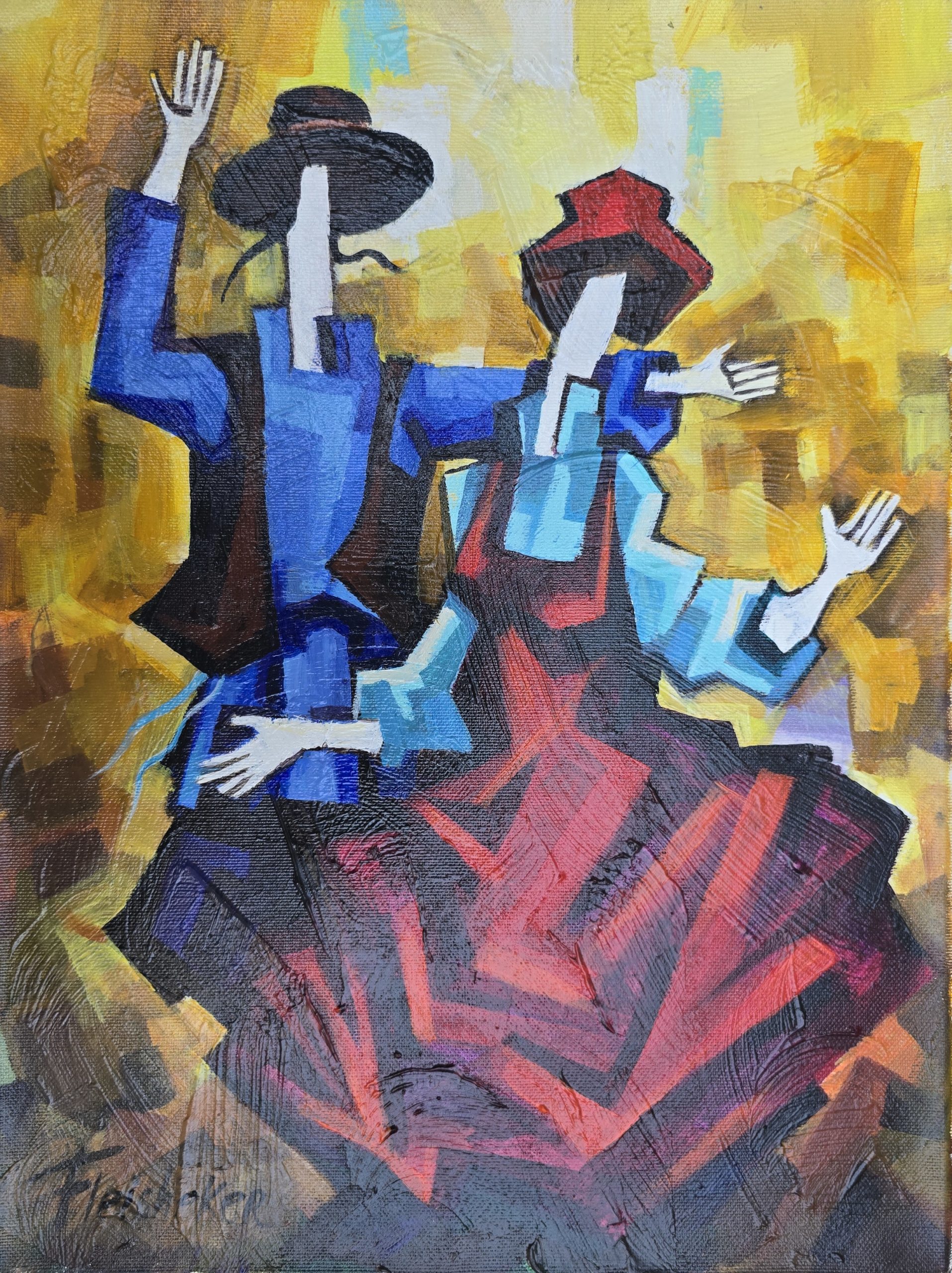 Happy couple by  Izik Fleisheker