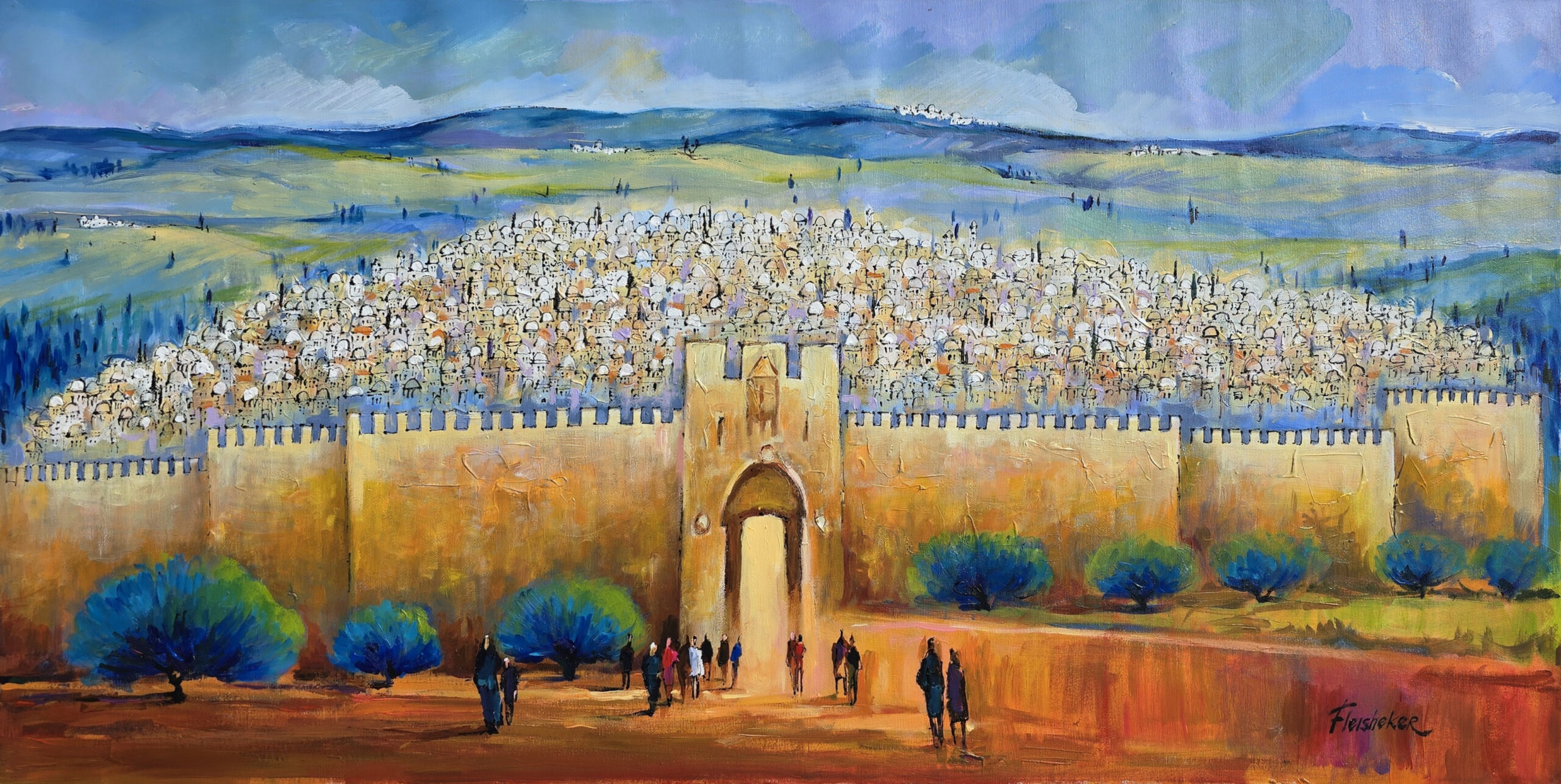 Jerusalem – City of Peace by  Fleisheker
