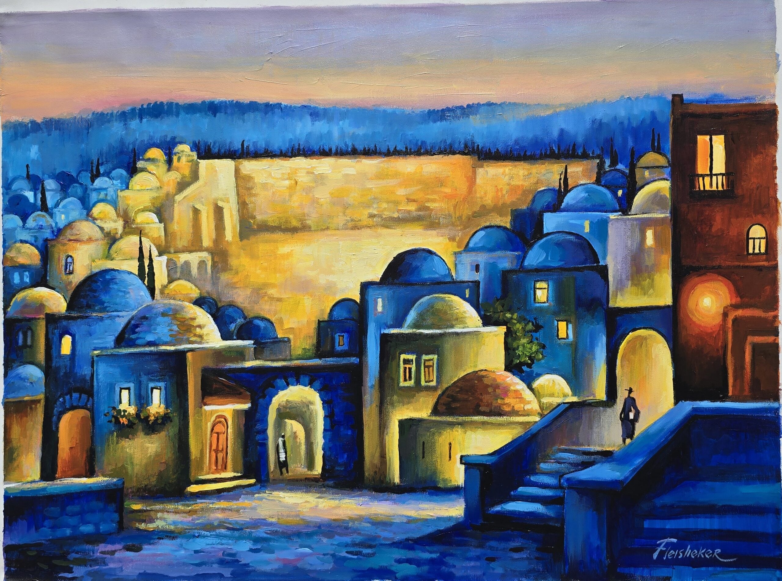 Night at the Kotel by  Fleisheker